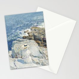 The South Ledges, Appledore by Childe Hassam Stationery Card