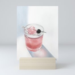 Summer Cocktail | Watercolor Painting Mini Art Print