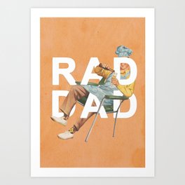 Rad Dad Art Print