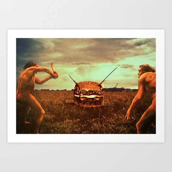Fast Food Art Print