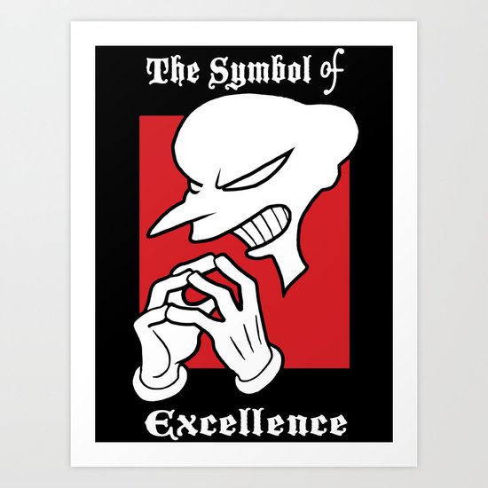 Symbol of Excellence Art Print