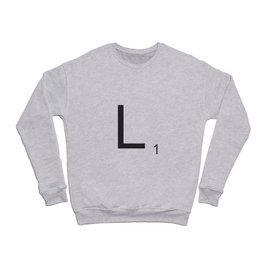 Scrabble Lettre L Letter Crewneck Sweatshirt