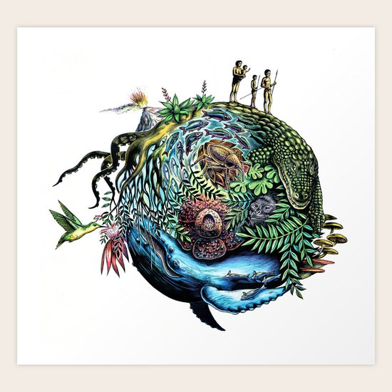 Green World 1 Art Print