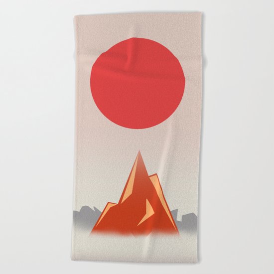 Himalayan zen Beach Towel