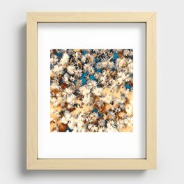 Chamomille floral pattern Recessed Framed Print