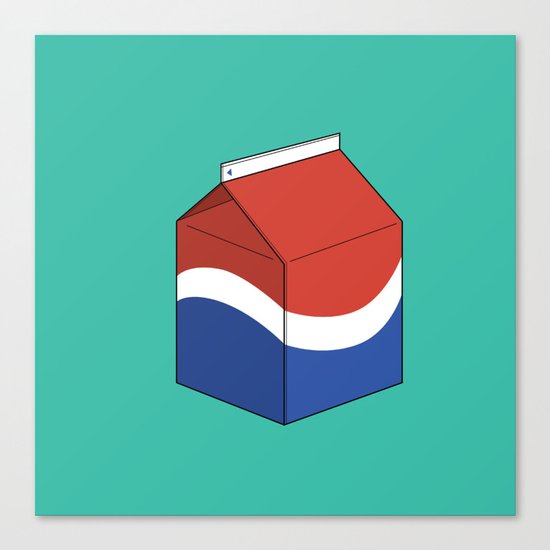 Pepsi in a box Canvas Print