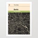 Berlin Map Kunstdrucke