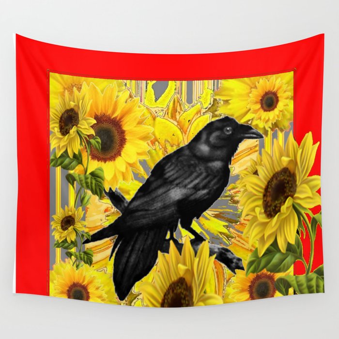 Sunflowers tapestry on sale