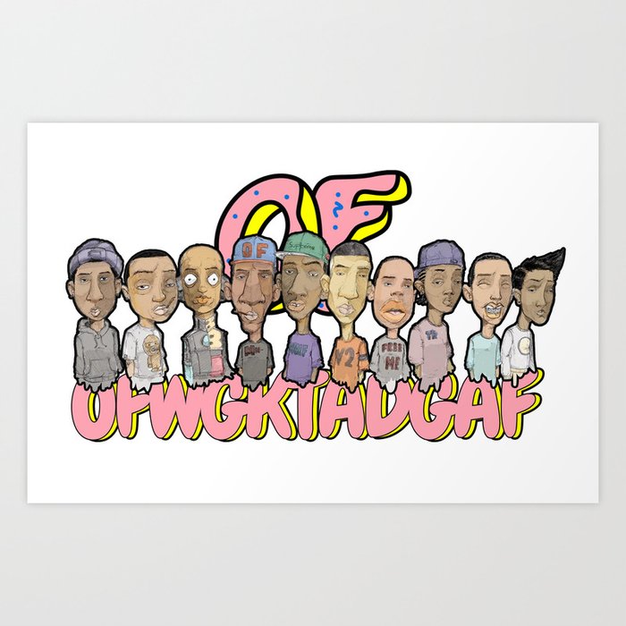 ODD FUTURE THE OF TAPE VOL.2 Art Print by miko90 Society6