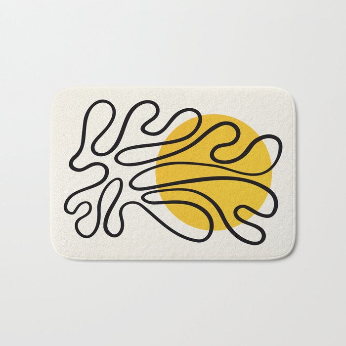 Sun Leaf: Matisse Edition | Mid Century Series Bath Mat