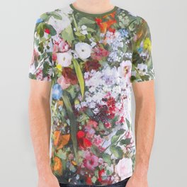 Spring riot of flowers - Courbet inspired All Over Graphic Tee
