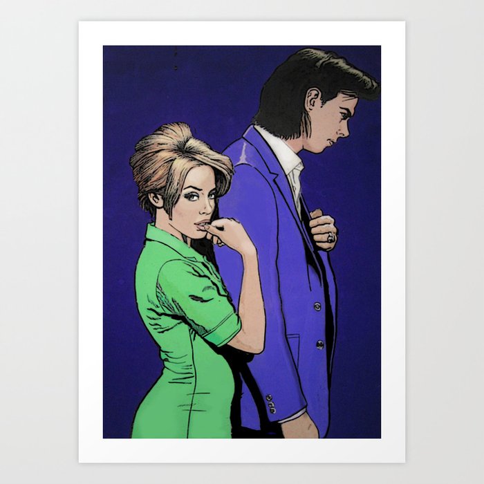 Kylie Minogue Nick Cave Art Print By Avenell Designs Society6