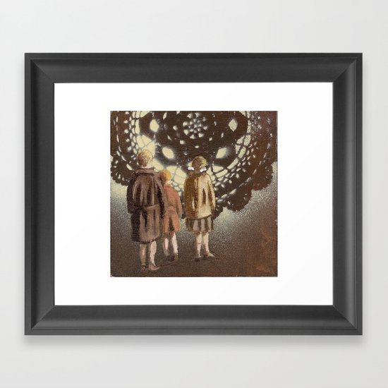 over there Framed Art Print