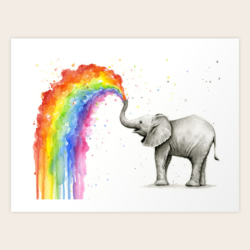 Animals, Black-white, Humor and Painting Art Prints | Society6