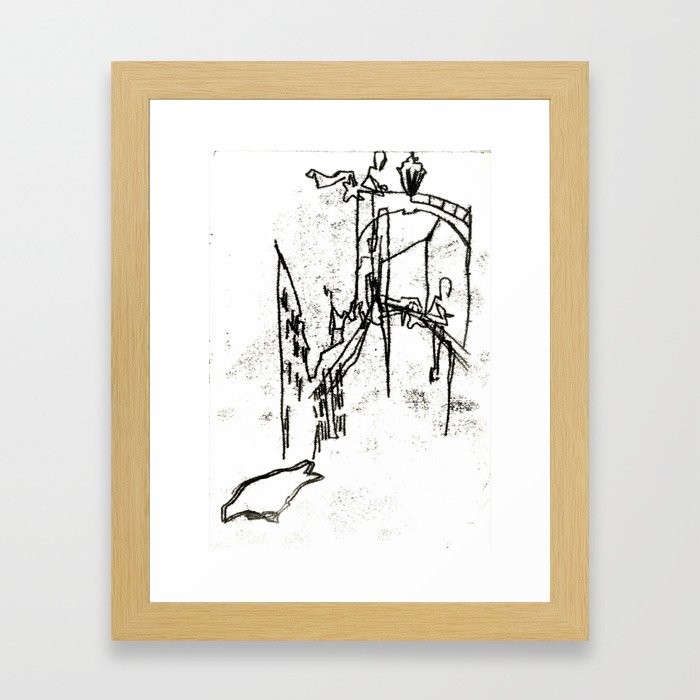 Echoes of the Mind Framed Art Print