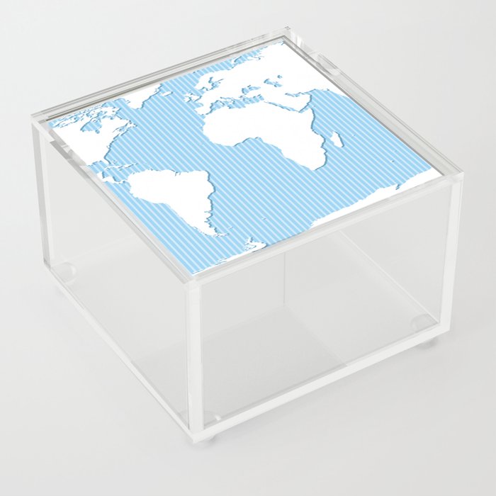 World map Acrylic Box
