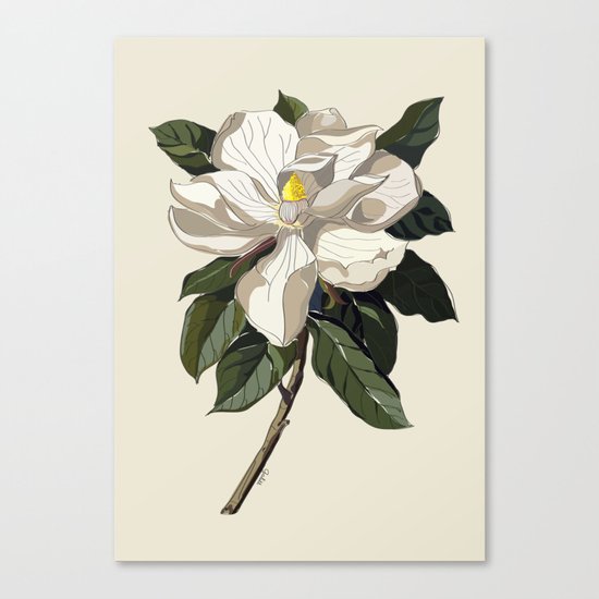 Within a Flower Canvas Print