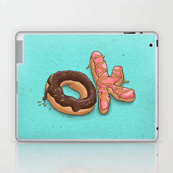 OK Doughnuts Laptop & iPad Skin