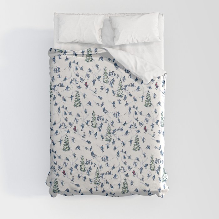 Let's Go Skiing! – Xmas Edition Duvet Cover