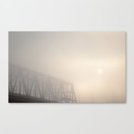 Veiled Sunrise Canvas Print
