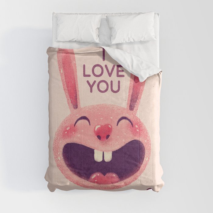 Bunny with love Comforter