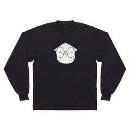 Cat With Glasses Kitten Cute Long Sleeve T-shirt