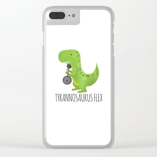 Tyrannosaurus Flex Clear iPhone Case