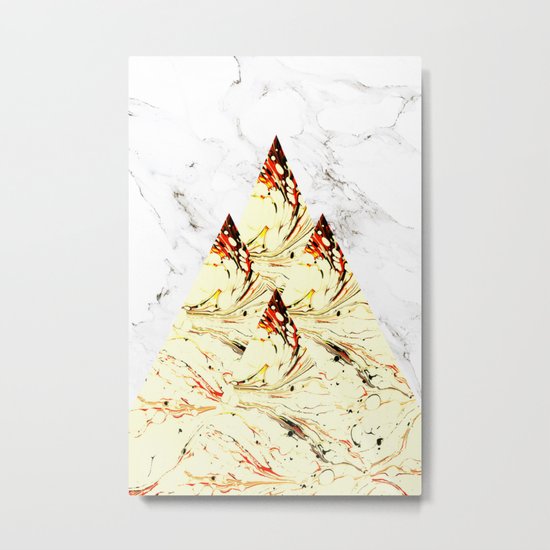 Glory Mountains Metal Print