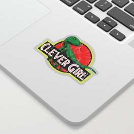 Clever Girl Sticker | Velociraptor, Jurassic, Funny, Raptor, Clevergirl, Cretaceous, Girl, Graphicdesign, Movies, Clever 