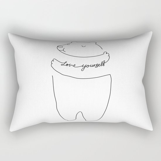Love Yourself Rectangular Pillow