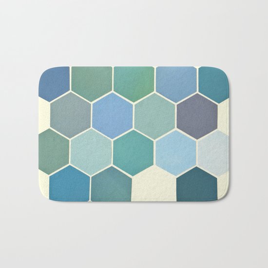 Shades of Blue Bath Mat