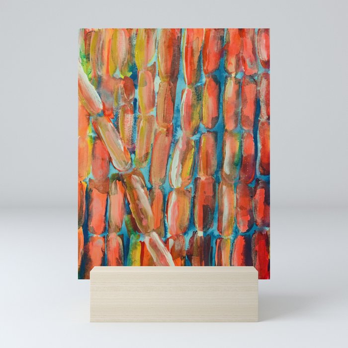 Coral Night of Sugarcane Mini Art Print