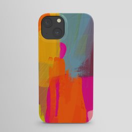 color study abstract art 2 iPhone Case