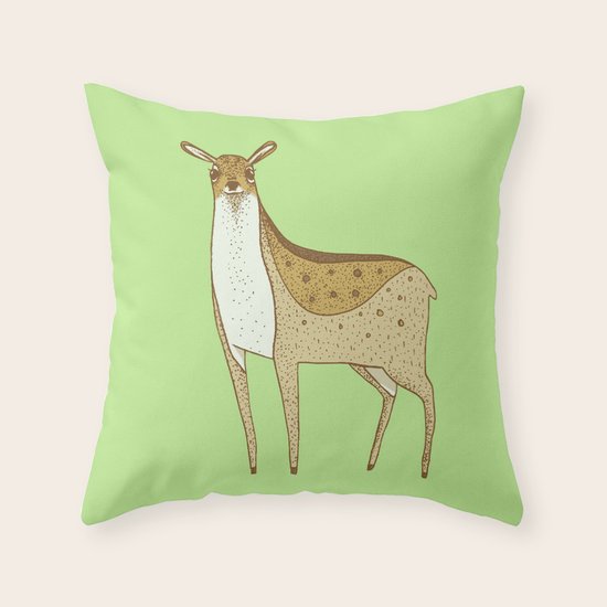 Deer Throw Pillow