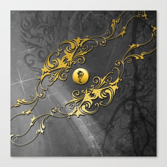 Awesome chinese dragon Canvas Print