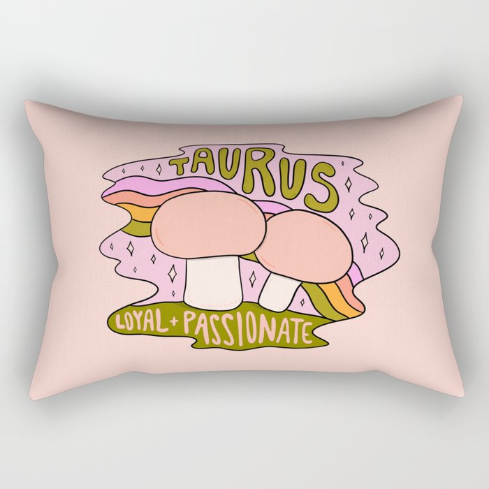Taurus Mushroom Rectangular Pillow