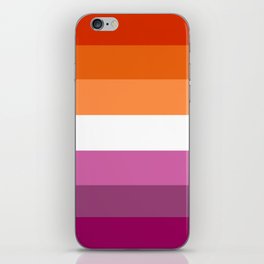 Lesbian Pride Flag iPhone Skin