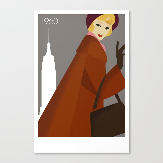 New York 1960 Canvas Print