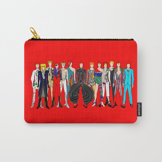 Red Bowie Group Fashion Outfits Carry-All Pouch