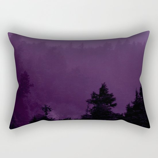Purple Fog Rectangular Pillow