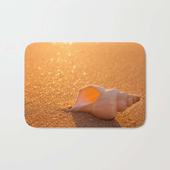 Golden lights Bath Mat