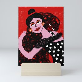 Hug your anxiety Mini Art Print