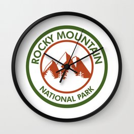 Rocky Mountain National Park Wall Clock