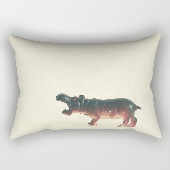 Hungry Hippo Rectangular Pillow