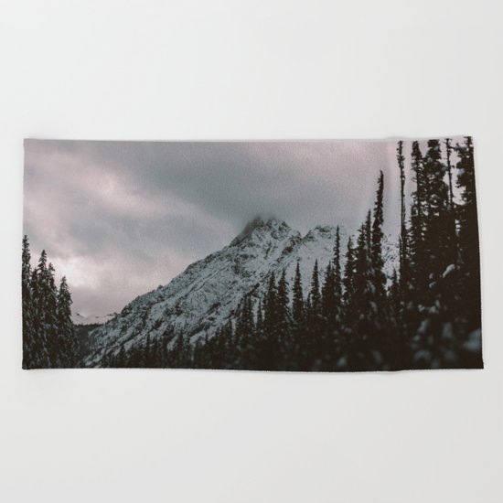 Mountain Love Beach Towel