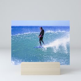 South Africa, Surfing atJeffrey's Bay Mini Art Print