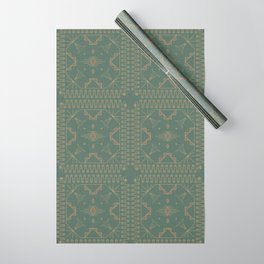 Lost Desert - Green Wrapping Paper