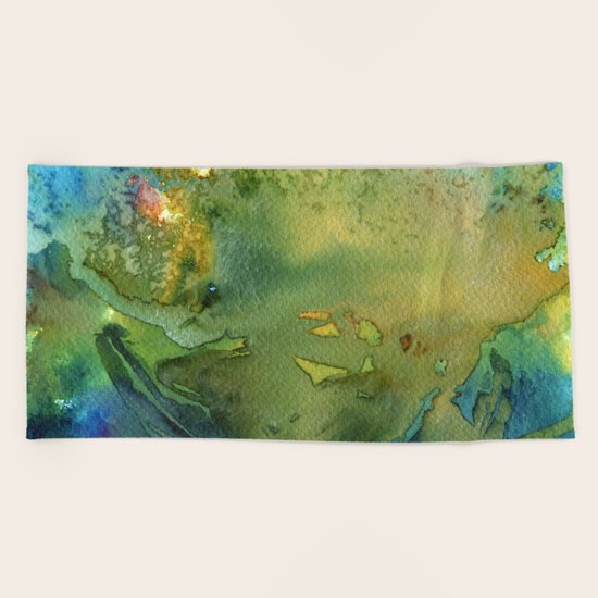 Grün Beach Towel