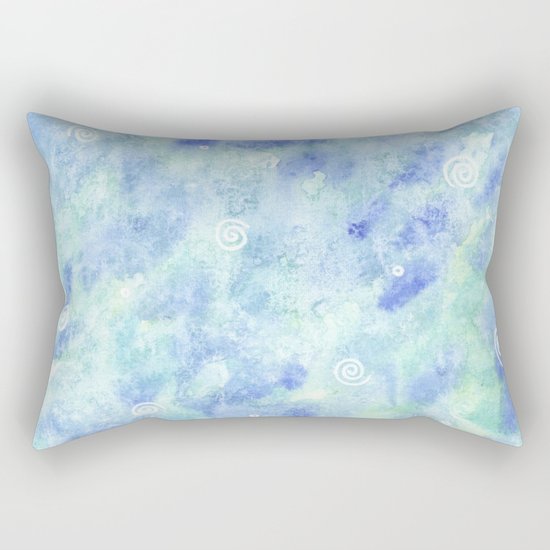 Blue lagoon Rectangular Pillow
