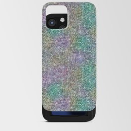 Glam Iridescent Glitter iPhone Card Case